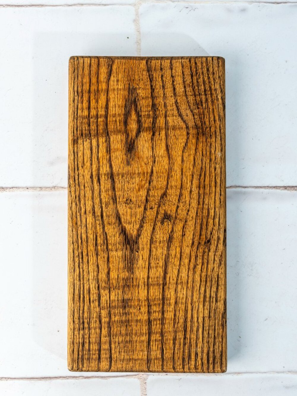 Small Weathered Oak Wood Cutting Board